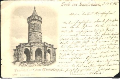 70079243 Saarbruecken Saarbruecken Denkmal x 1898 Saarbruecken