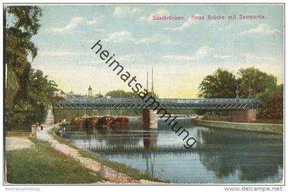 Saarbrücken - Saar - Neue Brücke - Verlag Bruno Goerz Beuerle Saarbrücken