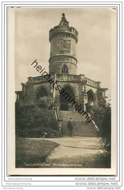 Saarbrücken - Winterbergdenkmal - Foto-AK