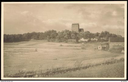 Ansichtskarte Petersberg (Saalekreis) Ansicht Petersberg und Kloster 1955