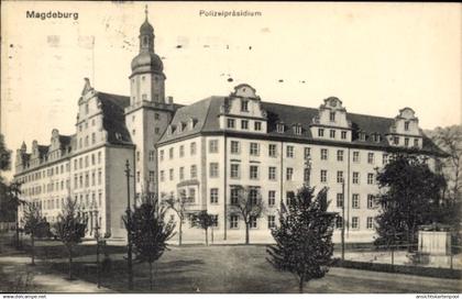 CPA Magdeburg in Saxe Anhalt, Polizeipräsidium