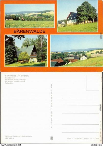 Bärenwalde Crinitzberg  Ferienheime "Haus am Ring" und "Hubertushöhe" 1983