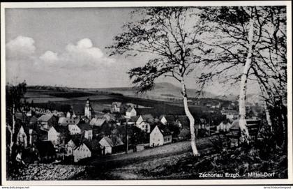 CPA Zschorlau Erzgebirge, Panorama Mitteldorf