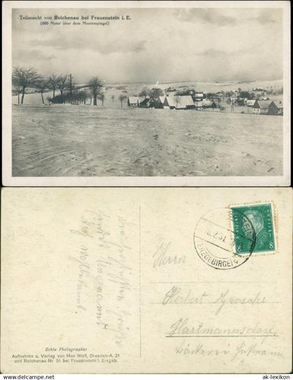 Hartmannsdorf-Reichenau Hartmannsdorf-Reichenau bei Teilansicht 1931