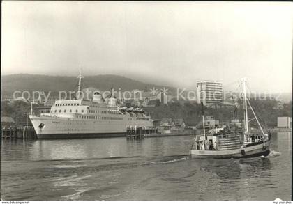 72118610 Sassnitz Ostseebad Ruegen Hafen Faehrschiff Sassnitz Sassnitz