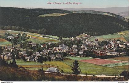 AK Oberschlema Schlema Erzgebirge Fabrik ? a Aue Lößnitz Hartenstein Griesbach Zschorlau Bockau Albernau Schneeberg