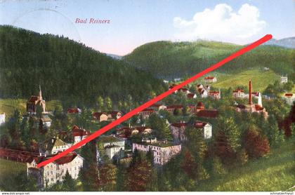 AK Bad Reinerz Duszniki Zdroj Villa a Hermsdorf Goldbach Rückers Hartau Jauernig Roms Lewin Kudowa Altheide Glatz