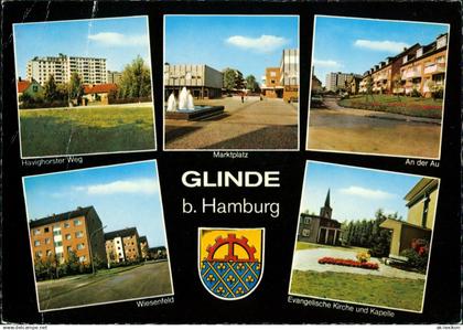 Glinde Havighorster Weg, Markt, An der Au, Wiesenfeld, Ev. Kirche & Kapelle 1974