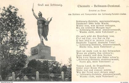 43259114 Schleswig Holstein Chemnitz Bellmann Denkmal Gedicht Schleswig Holstein