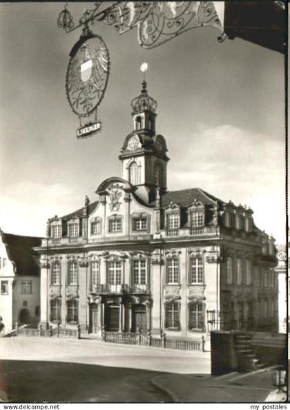 70082003 Schwaebisch Gmuend Schwaebisch - Hall Rathaus  x 1959 Schwaebisch Gmuen