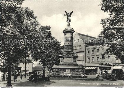 72046992 Siegburg Kriegerdenkmal Markt Siegburg