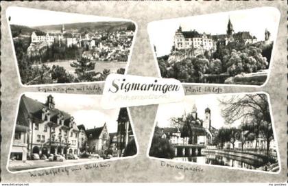 70081337 Sigmaringen Sigmaringen Schloss Marktplatz Rathaus  x 1962 Sigmaringen