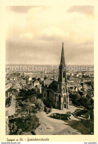 72788897 Speyer Rhein Gedaechtniskirche  Speyer