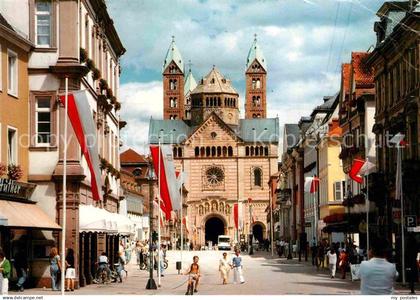 72814485 Speyer Rhein Kaiserdom Westseite Speyer