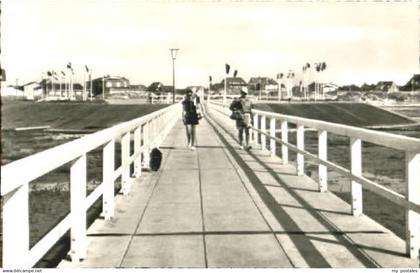 70114941 St Peter-Ording St Peter-Ording Seebruecke ungelaufen ca. 1955