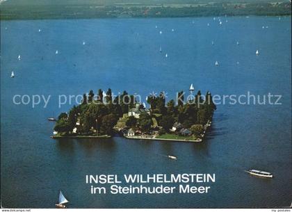 71829074 Steinhude Insel Wilhelmstein Fliegeraufnahme Steinhude