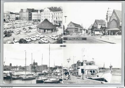 70672126 Stralsund Mecklenburg Vorpommern Stralsund Leninplatz Hafen schwimmende