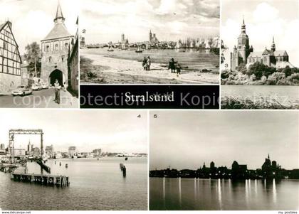 73044186 Stralsund Mecklenburg Vorpommern Kuetertor Stralsund Marienkirche Ruege