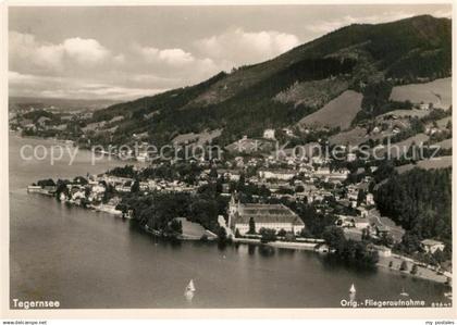 72939732 Tegernsee Original Fliegeraufnahme Tegernsee