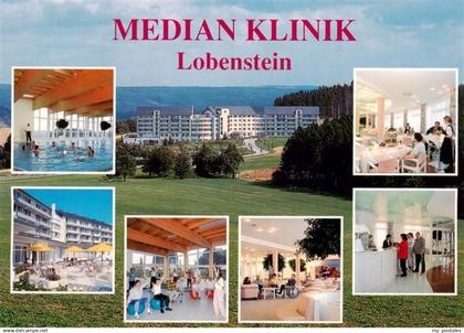 73880493 Lobenstein Bad Median Klinik Lobenstein Hallenbad Terrasse Gymnastikrau