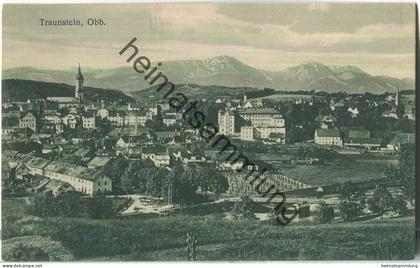 Traunstein - Panorama - Verlag E. Mikler & Co. Traunstein