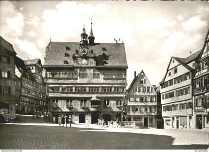 70080293 Tuebingen Tuebingen Marktplatz x 1964 Tuebingen