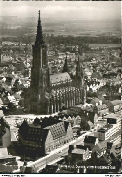 70080042 Ulm Donau Ulm Fliegeraufnahme x 1965 Ulm