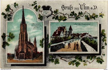 CPA AK Ulm Gruss aus Ulm GERMANY (935901)