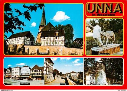 72934017 Unna Ulrichswall Eseldenkmal Marktplatz Ostring Museum Unna