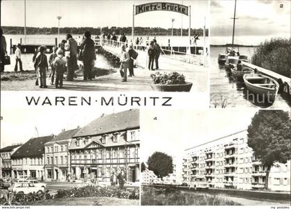 72405900 Waren Mueritz Kietz-Bruecke Mueritz Marktplatz