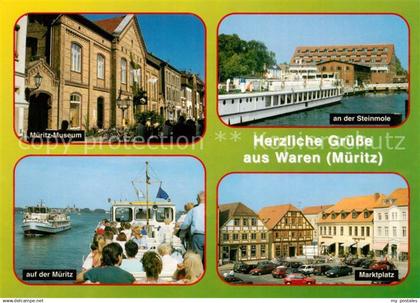 73199966 Waren Mueritz Steinmole Mueritz-Museum Marktplatz