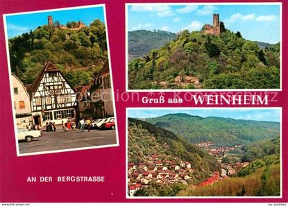 72631491 Weinheim Bergstrasse Burgruine Windeck