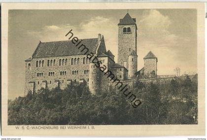 WSC Wachenburg bei Weinheim - Verlag Hans Braun Weinheim