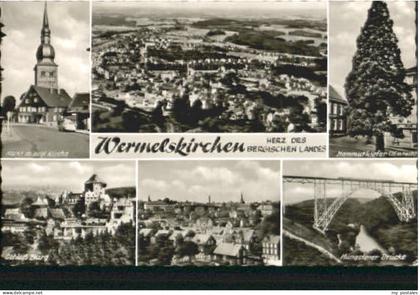 70109881 Wermelskirchen Wermelskirchen Kirche Schloss Burg Bruecke x 1961 Wermel