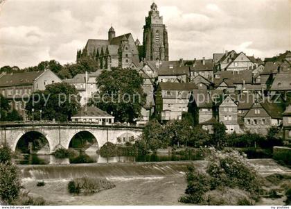 73693919 Wetzlar Alte Lahnbruecke mit Dom Wetzlar