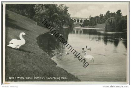 Berlin-Wilmersdorf - Hindenburg-Park - Foto-Ansichtskarte