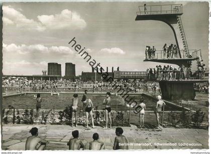 Berlin-Wilmersdorf - Schwimmbad Lochowdamm - Foto-Ansichtskarte - Verlag Kunst und Bild Berlin