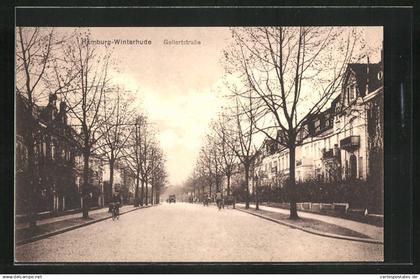 AK Hamburg-Winterhude, Partei in der Gellertstrasse