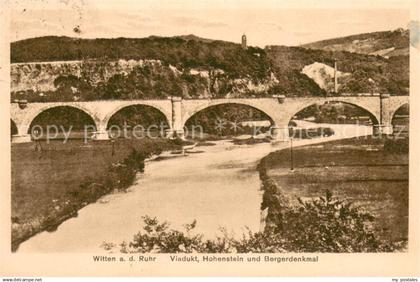 73698597 Witten Ruhr Viadukt Hohenstein Bergerdenkmal Witten Ruhr