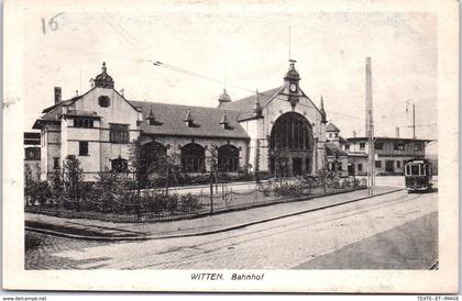 Allemagne - RHENANIE DU NORD WESTPHALIE - WITTEN - Bahnhof