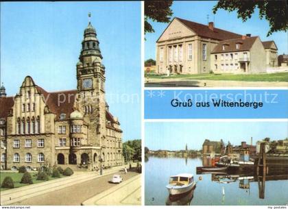 72520858 Wittenberge Prignitz Rathaus Kulturhaus Hafen Wittenberge