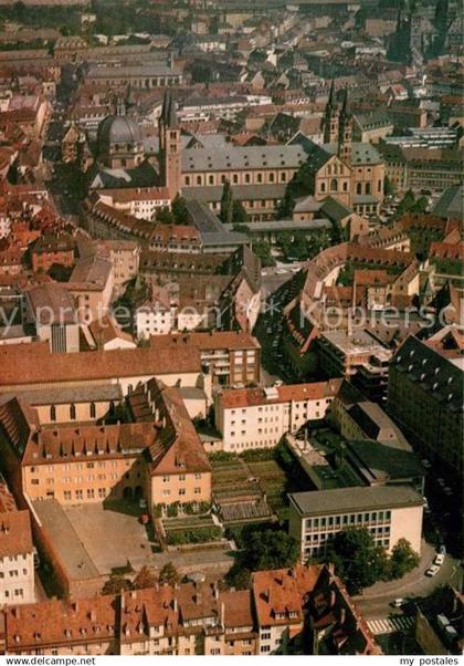 73203236 Wuerzburg Fliegeraufnahme Franziskanerkloster Seminar St. Valentin