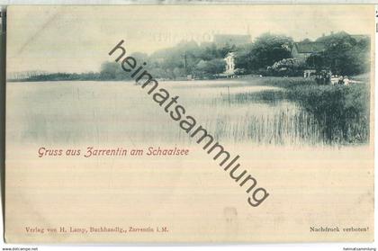 Zarrentin am Schaalsee - Verlag H. Lamp Zarrentin ca. 1900