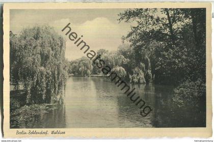 Berlin - Zehlendorf - Waldsee - Foto-Ansichtskarte - Verlag Lothar H. Kieler Berlin