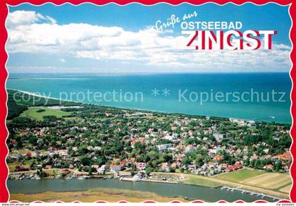 72792252 Zingst Ostseebad Fliegeraufnahme Fischland Darss Zingst