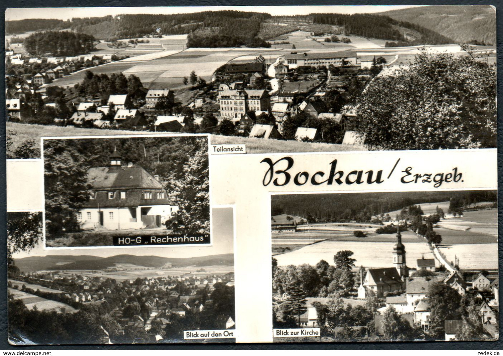 E1638 - Bockau - Verlag Bildpostkarten Karl Marx Stadt