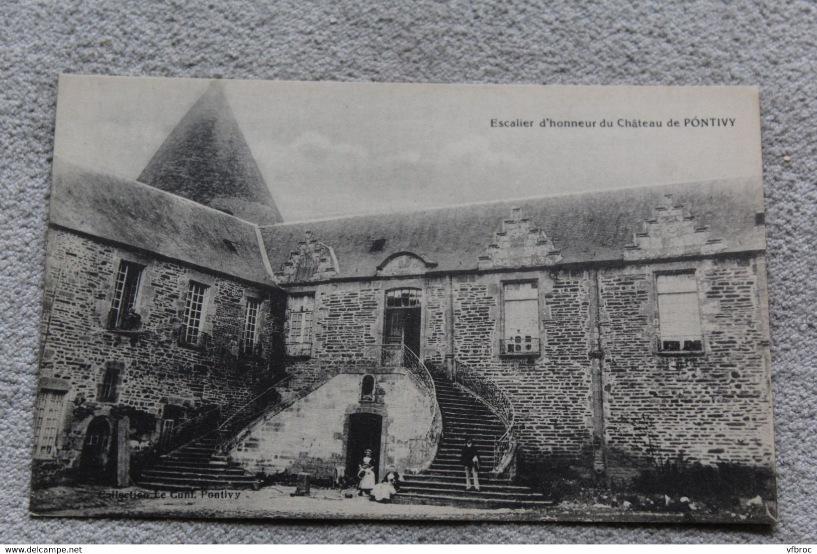 E432, Escalier d'honneur du  château de Pontivy, Morbihan 56