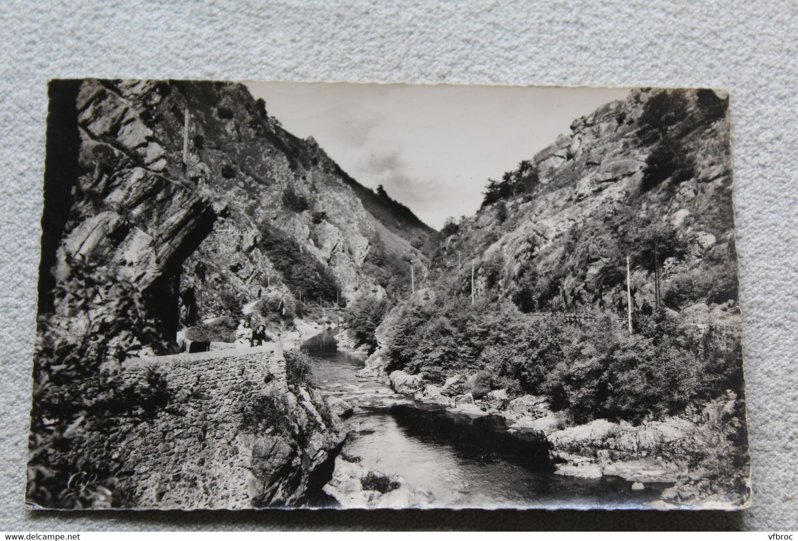 E67, Cpsm 1961, Cambo les bains, vallée de la Nive au Pas de Roland, Pyrénées atlantiques 64