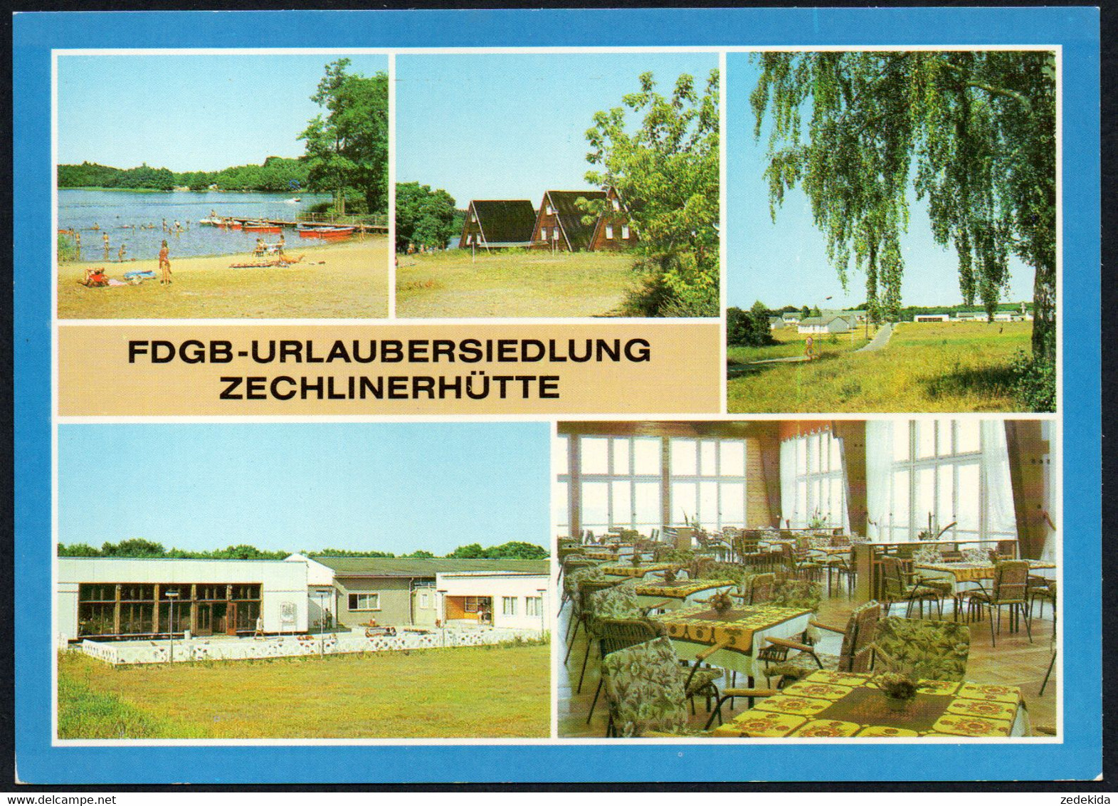 E7932 - TOP Zechlinerhütte FDGB Urlaubersiedlung - Bild und Heimat Reichenbach