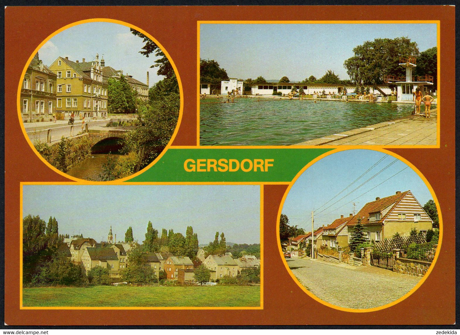 E8053 - TOP Gersdorf Freibad - Bild und Heimat Reichenbach